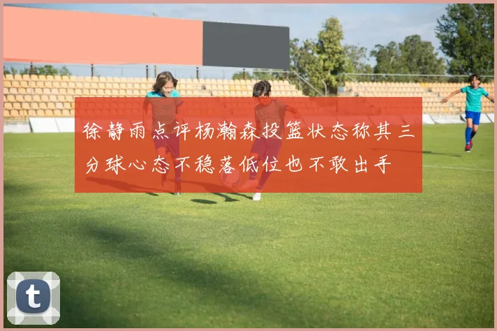 徐静雨点评杨瀚森投篮状态称其三分球心态不稳落低位也不敢出手